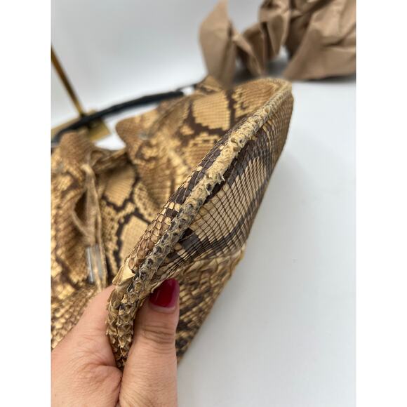 Gucci Vintage Tom Ford Python Bamboo Shoulder Bag [Refurbished] - Picture 12 of 15